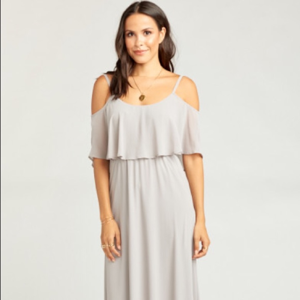 Show Me Your Mumu Caitlin Dress, Dove Grey, Medium